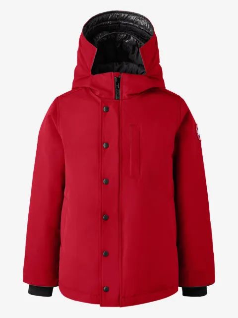 Canada Goose Kids 로고 패치 패딩 자켓