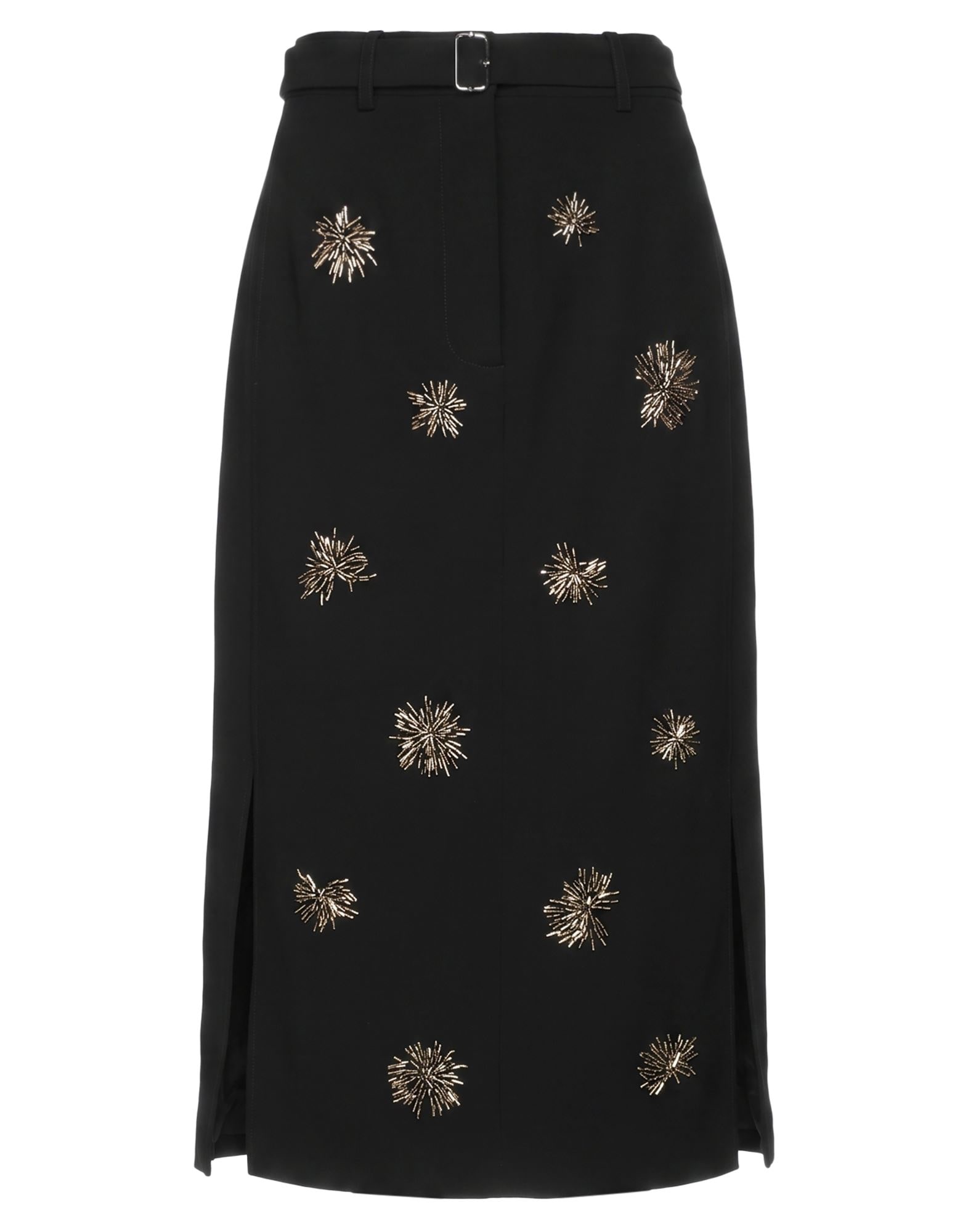 LANVIN 장식 디테일 미디 스커트