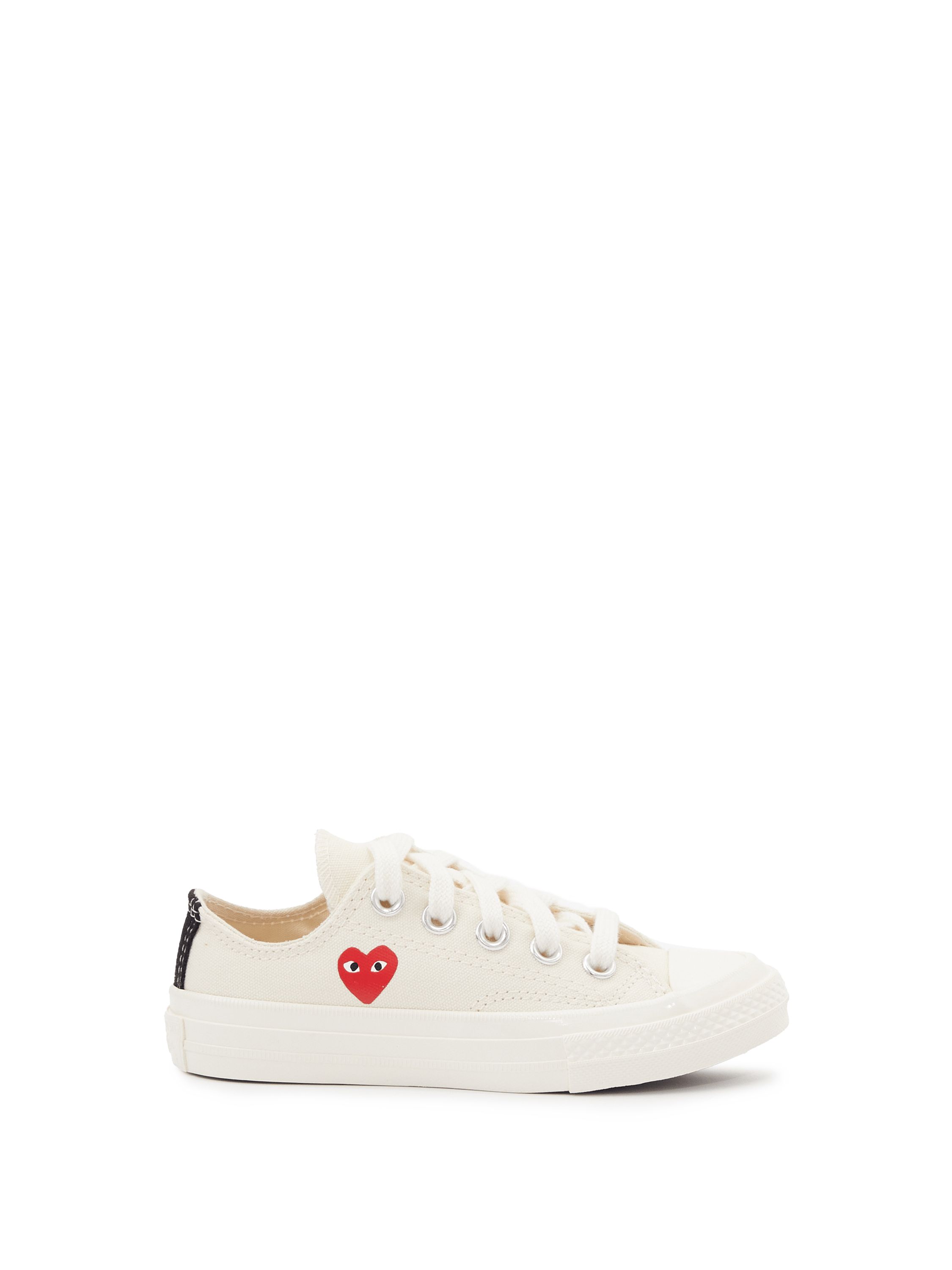 Comme Des Garçons Play Kids Comme des Garcons Kids Sneakers 'Red Heart Low' cream/red
