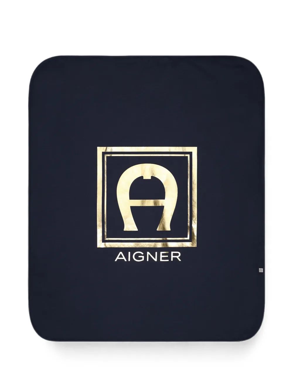 Aigner Kids 로고 프린트 담요