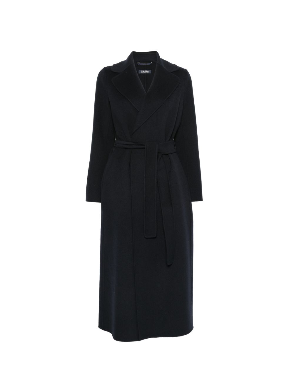 S Max Mara 폴도 네이비 울 가운 코트