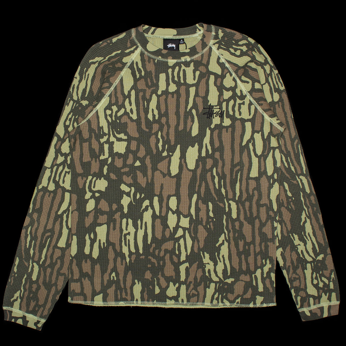 STUSSY 라글란 써멀 베이직 탑
