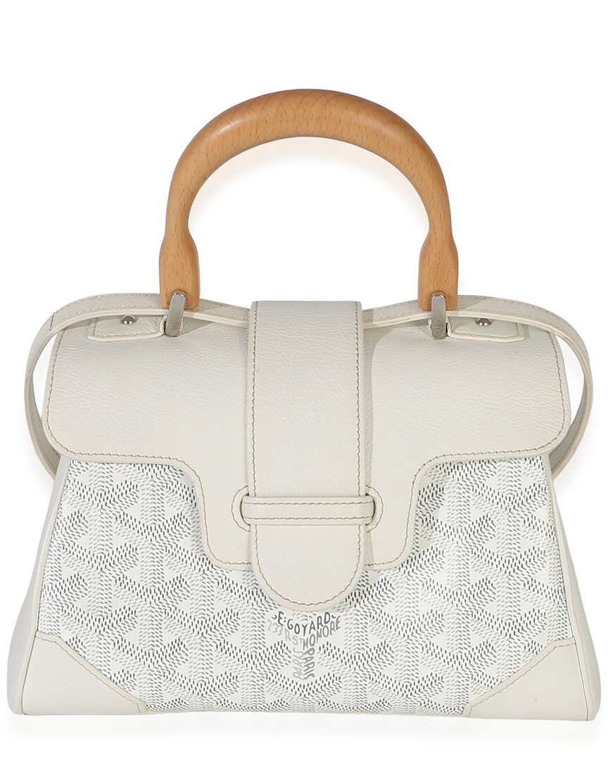 GOYARD 화이트 이네 캔버스 사이공 수플 미니