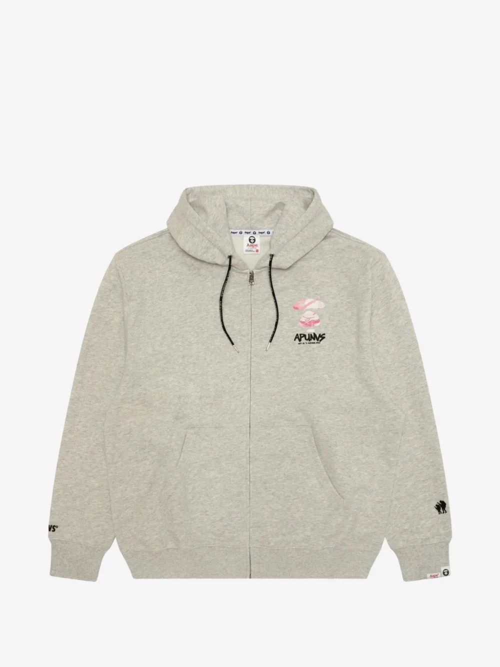 AAPE by A Bathing Ape 그래픽 프린트 집업 후드