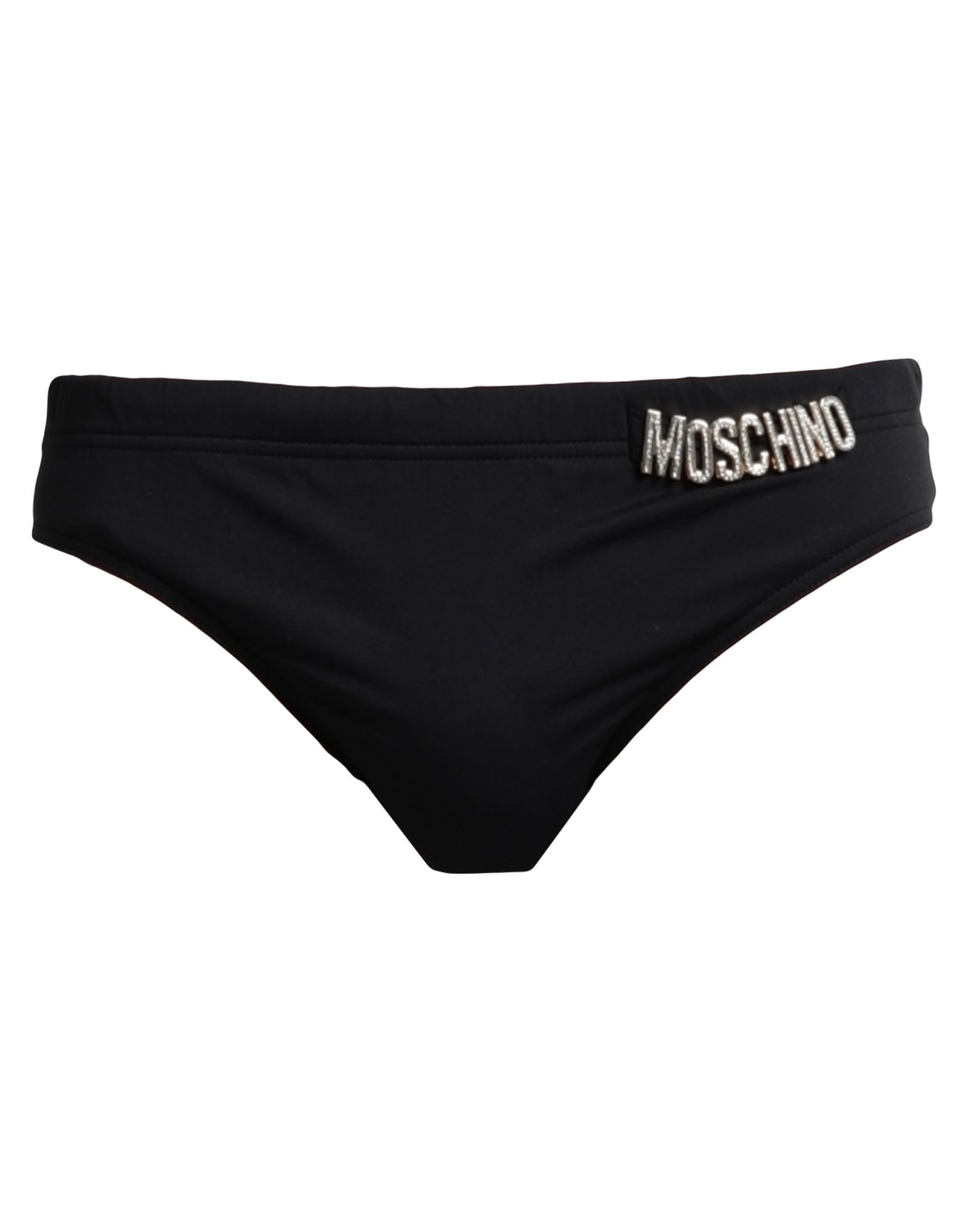 Moschino 솔리드 컬러 비키니 바텀