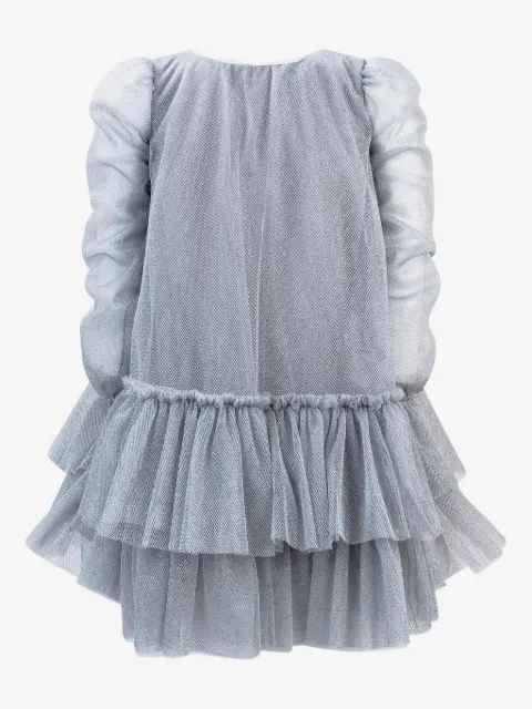 Chiara Ferragni Kids 러플 파티 드레스