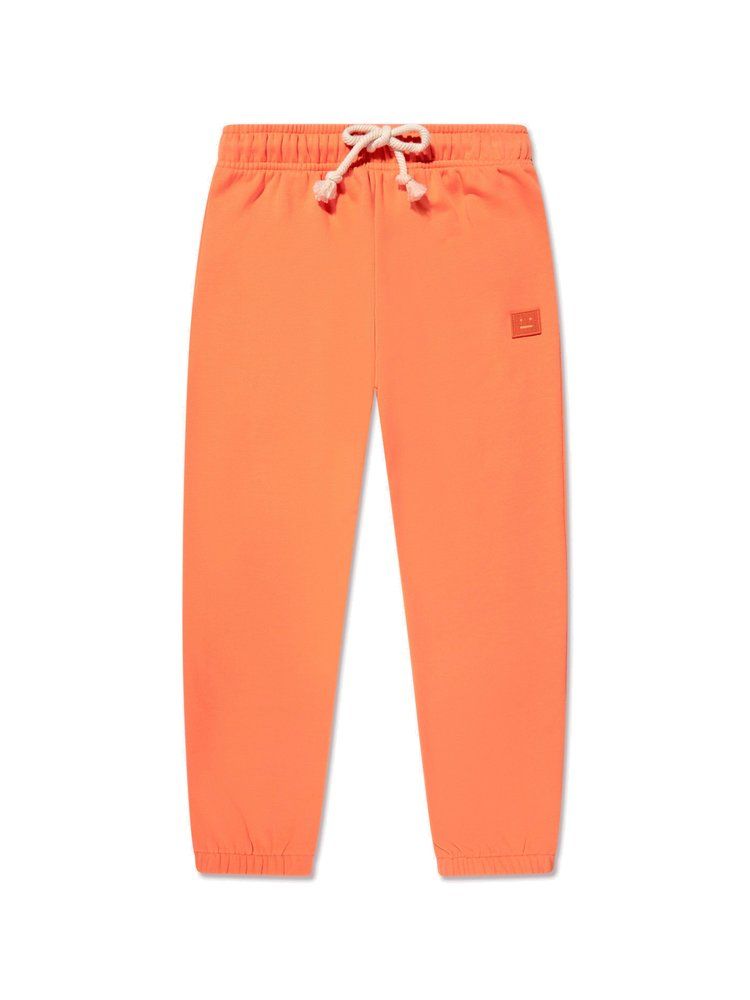 Acne Studios Kids 로고 패치 조거 팬츠
