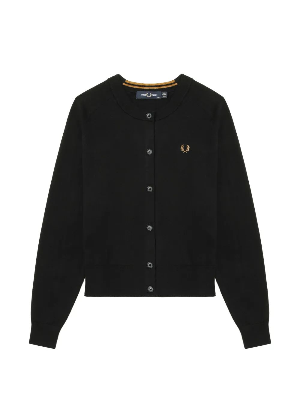 Fred Perry 로고 자수 가디건