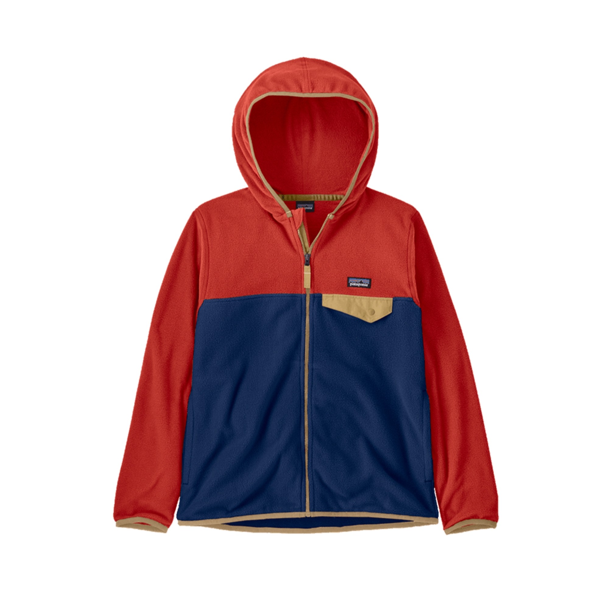 Patagonia Kids 키즈 파타고니아 마이크로 D 스냅-T 플리스 자켓