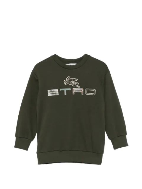 ETRO KIDS 페가소 로고 자수 맨투맨