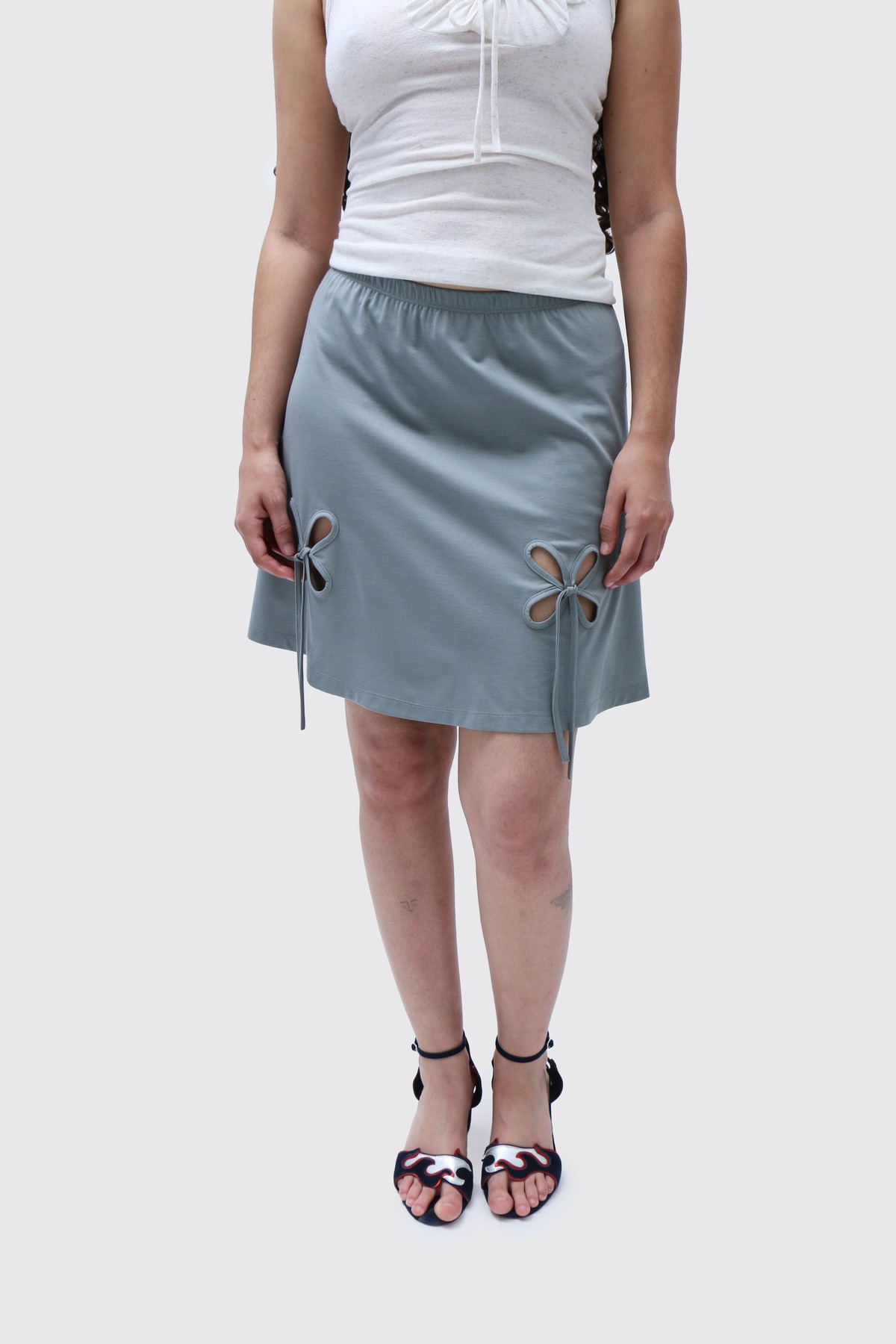 J.Kim J.Kim Crystal Petal Mini Skirt
