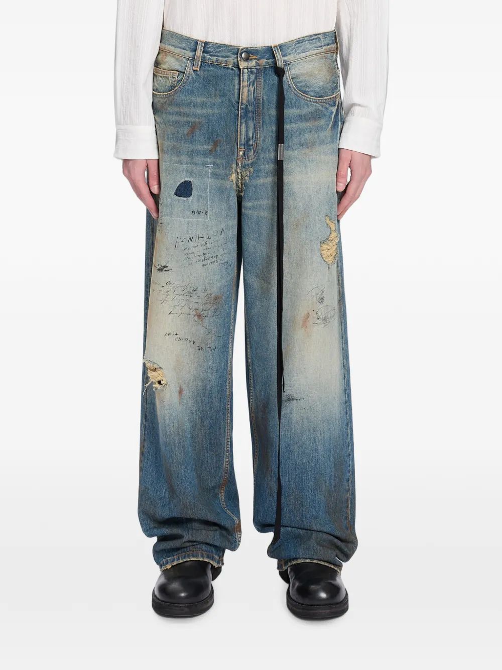 Ann Demeulemeester 에반 디스트로이드 진
