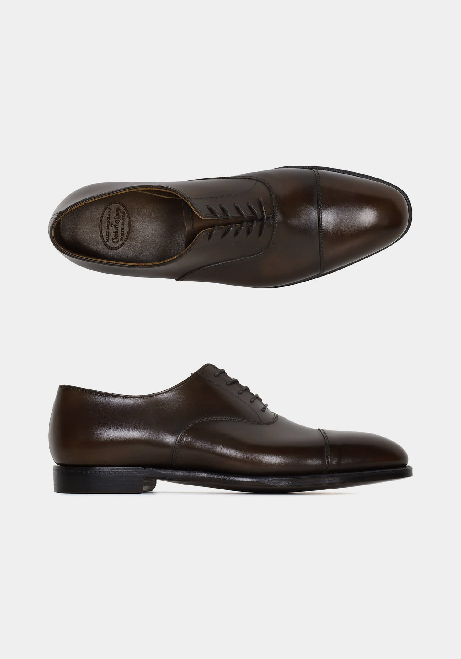 Crockett & Jones 크로켓앤존스 다크브라운 오드리 레이스업 로퍼 AUDLEY 29447A A02L3