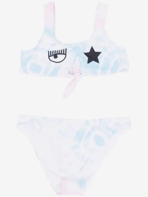 Chiara Ferragni Kids 타이다이 비키니