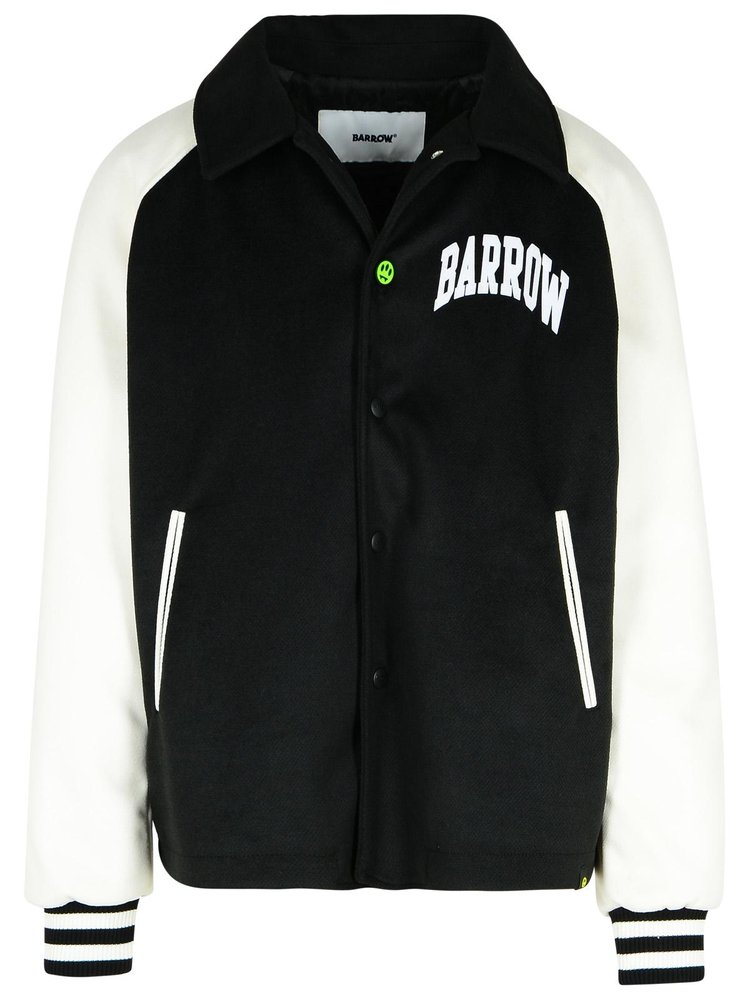 BARROW 로고 프린트 바시티 재킷