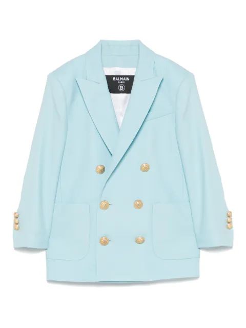 Balmain Kids 더블 브레스트 블레이저