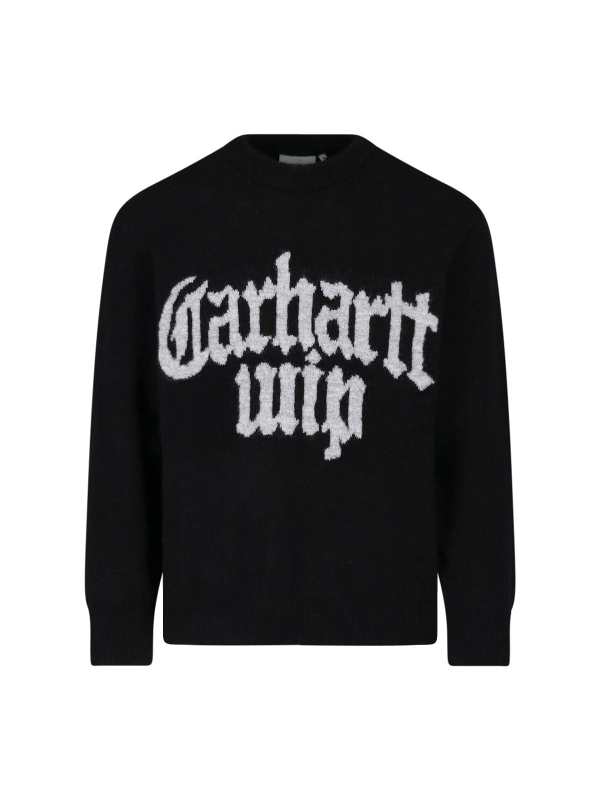 CARHARTT 블랙 덱 인타르시아 크루넥 니트