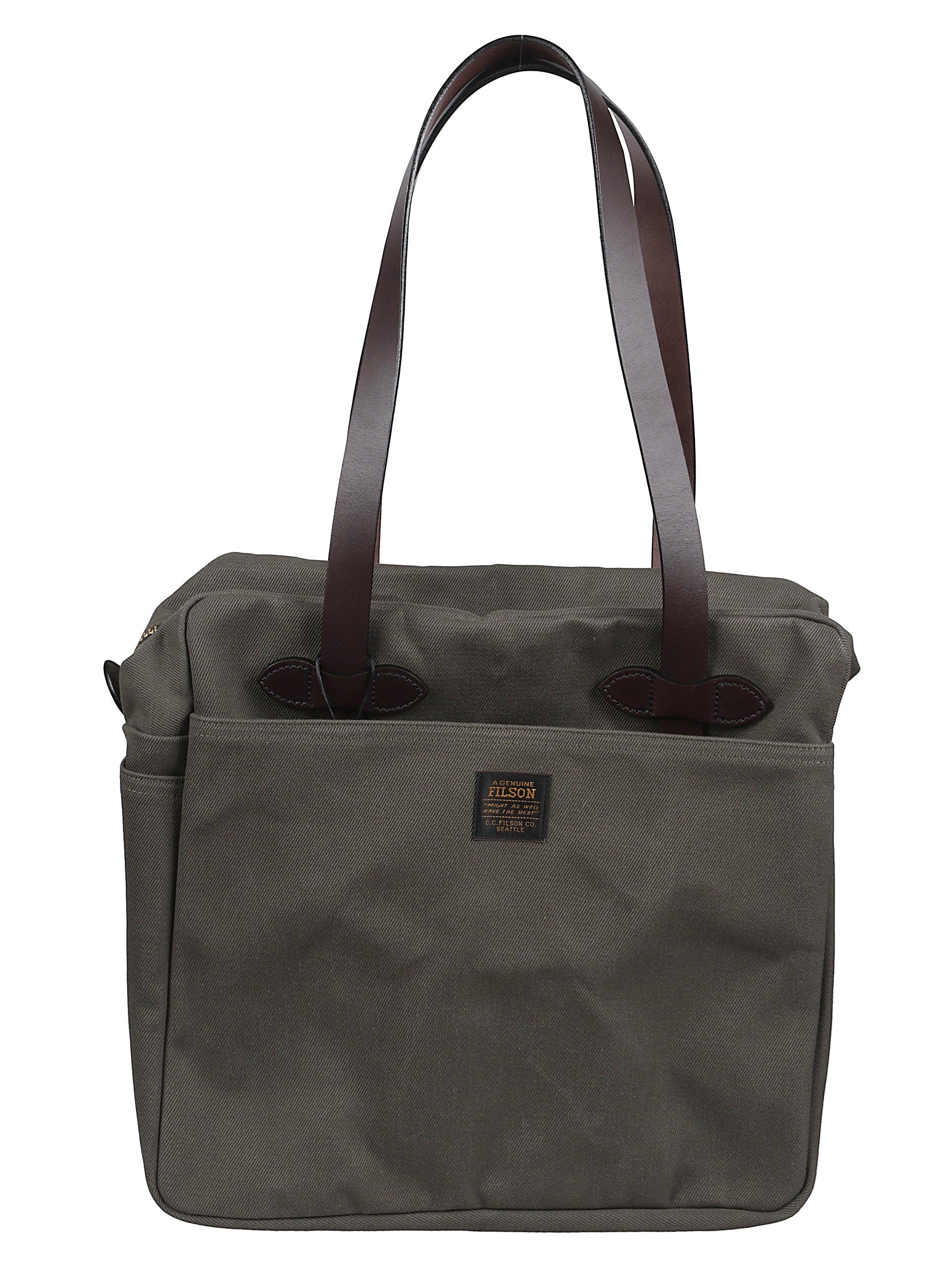 FILSON 지퍼 토트백 여행용 트윌