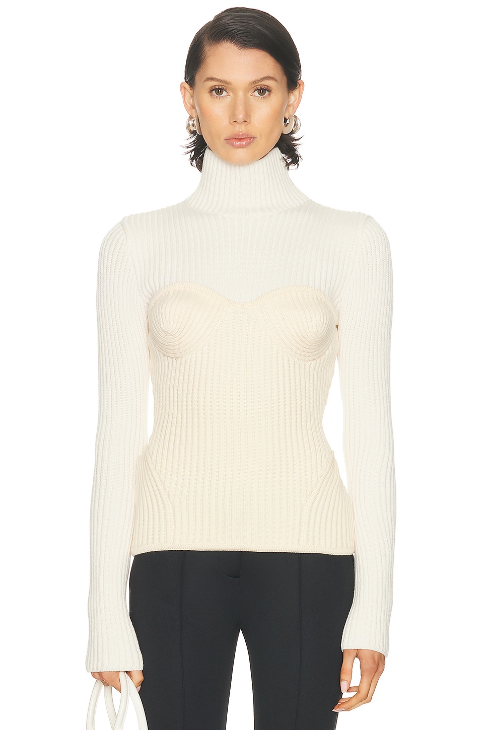JEAN PAUL GAULTIER 하이 넥 스웨터