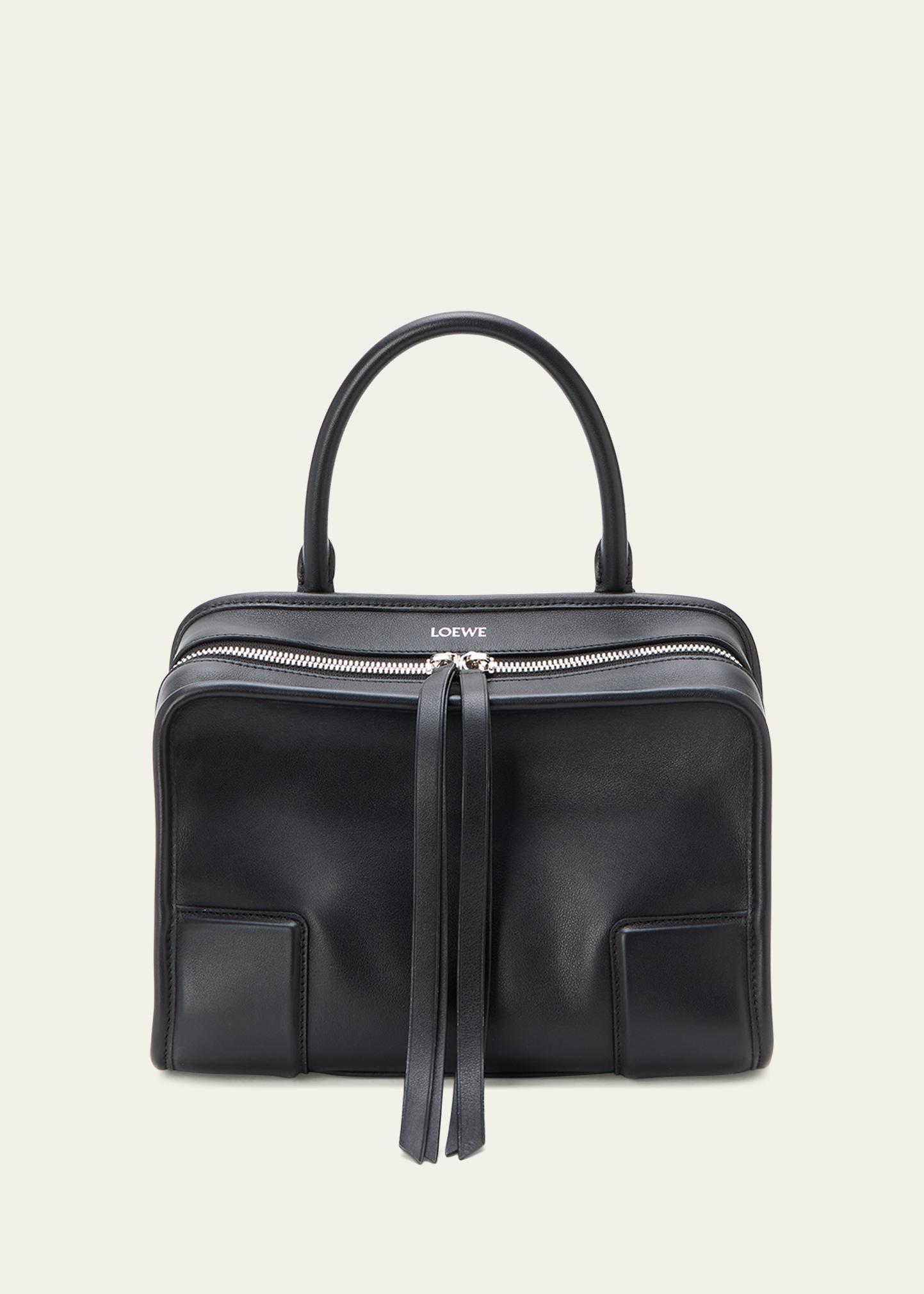 LOEWE 아마조나 180 스몰 가죽 탑 핸들 백