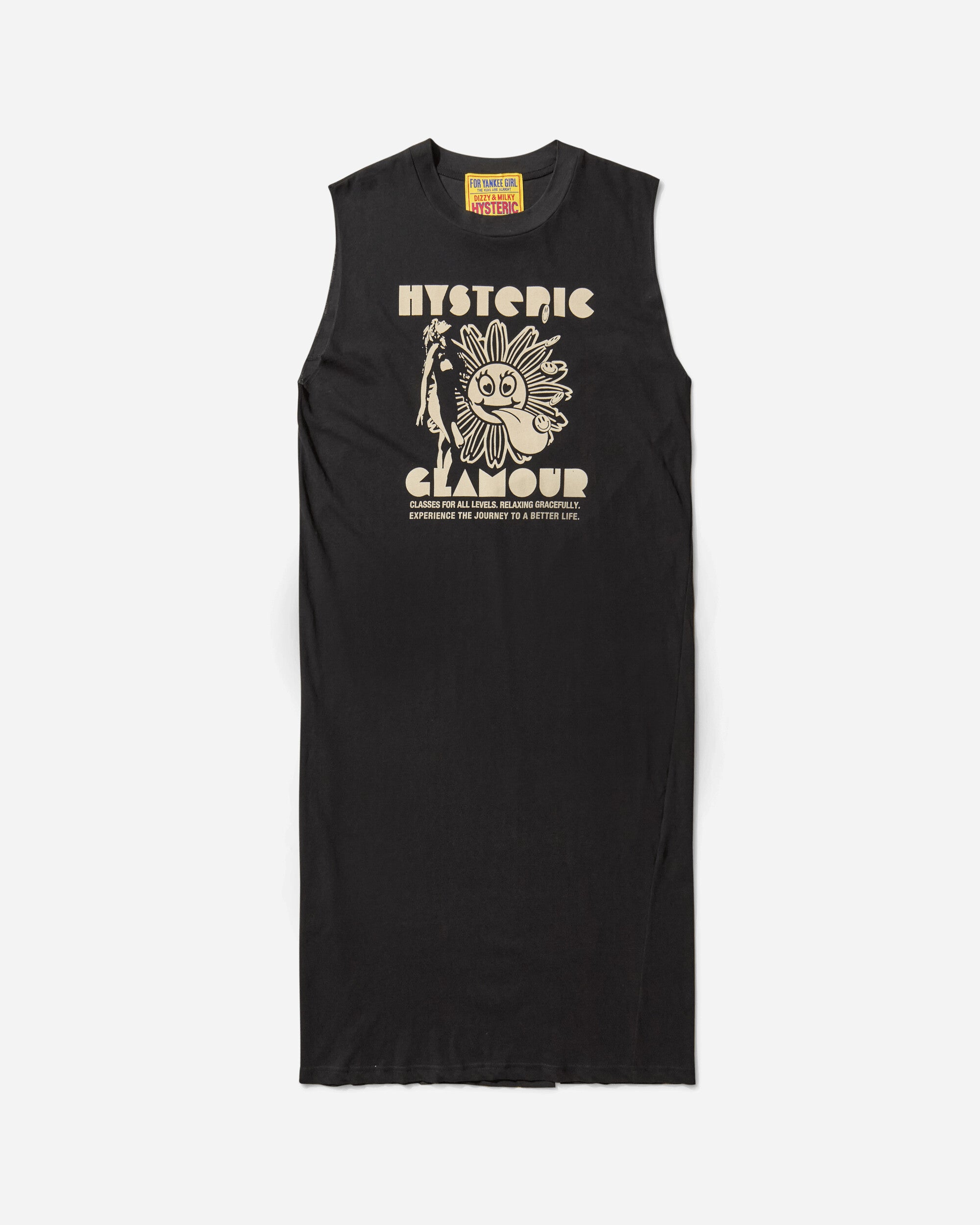 HYSTERIC GLAMOUR 플라워 트리핀 드레스