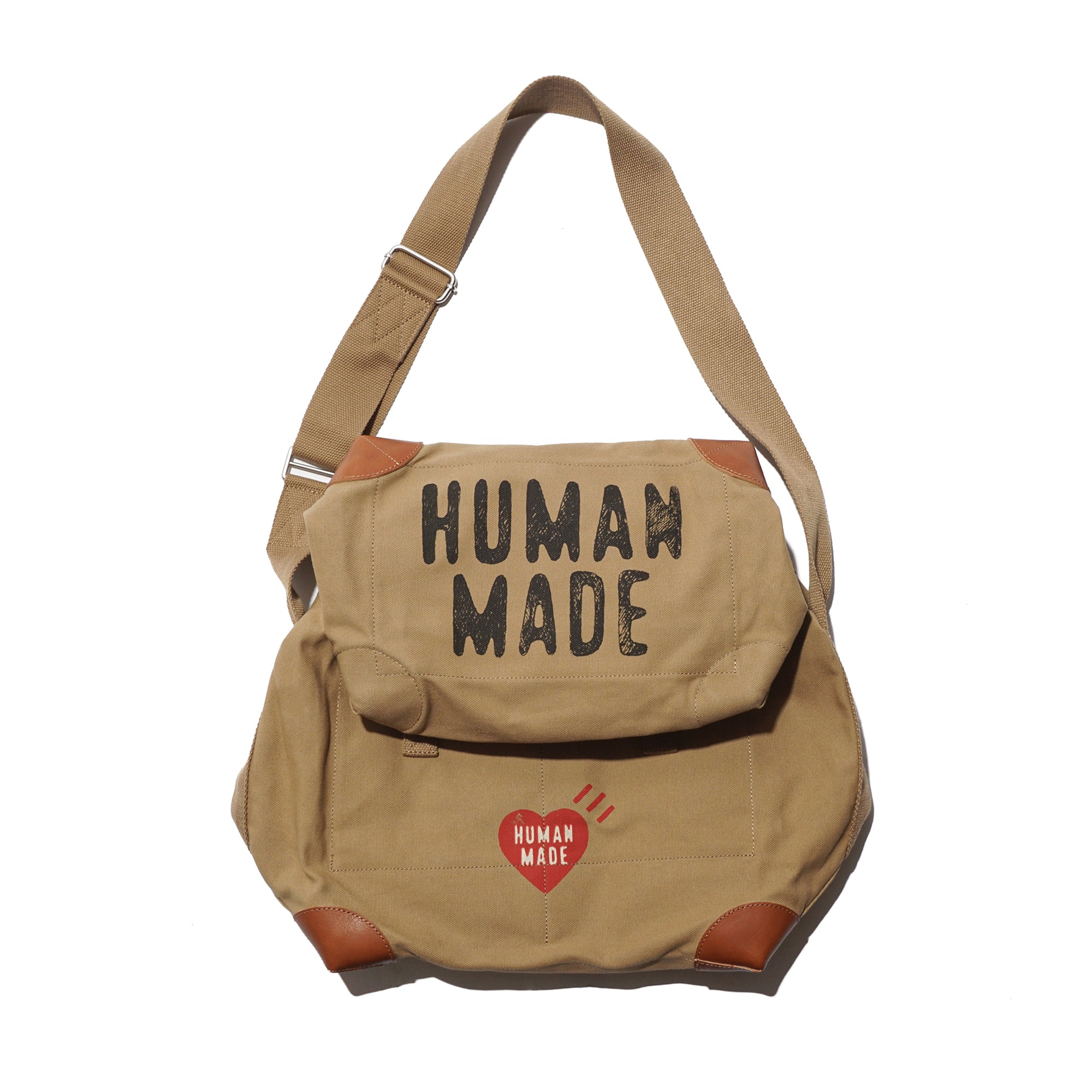 Human Made 캔버스 숄더 백