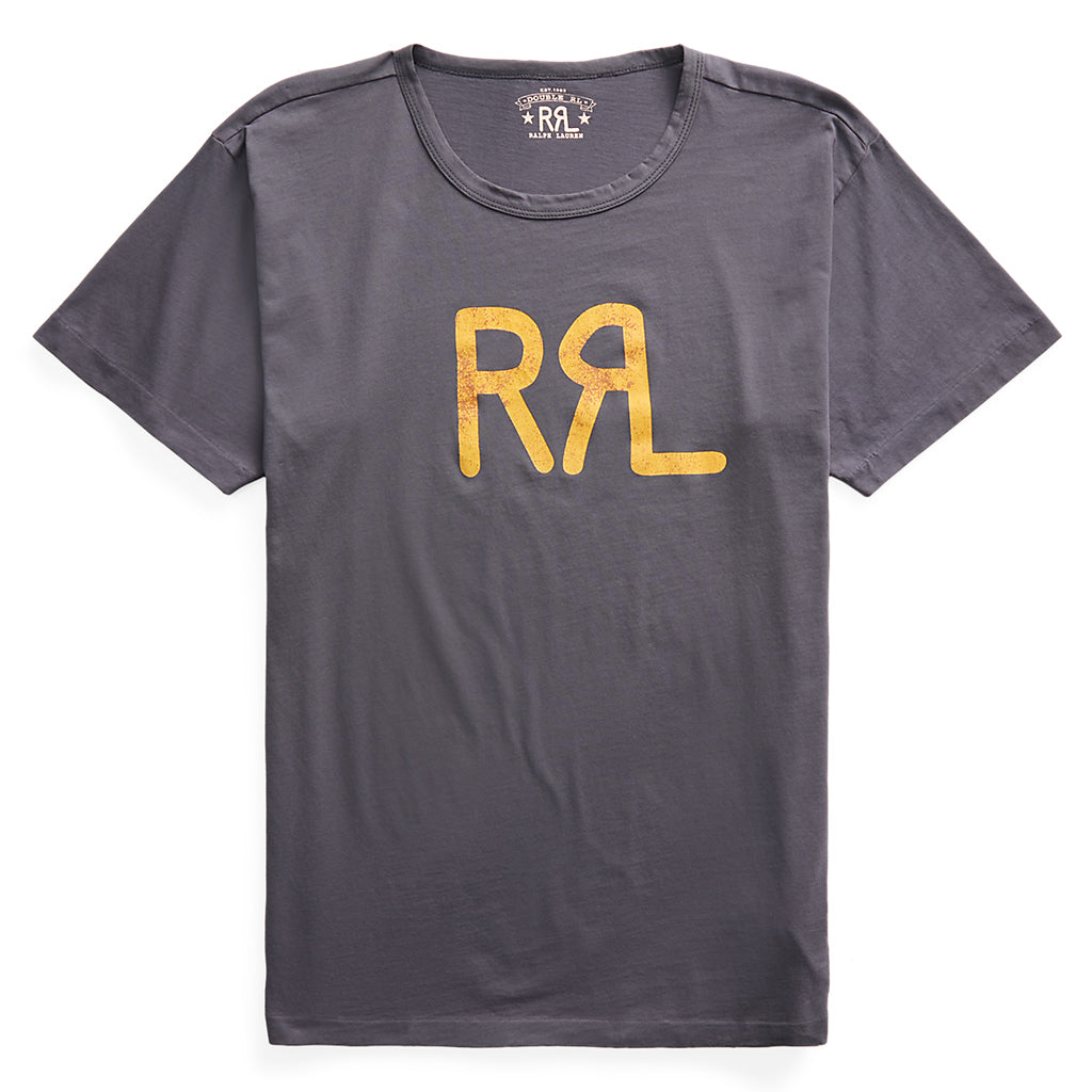 RRL 로고 저지 티셔츠