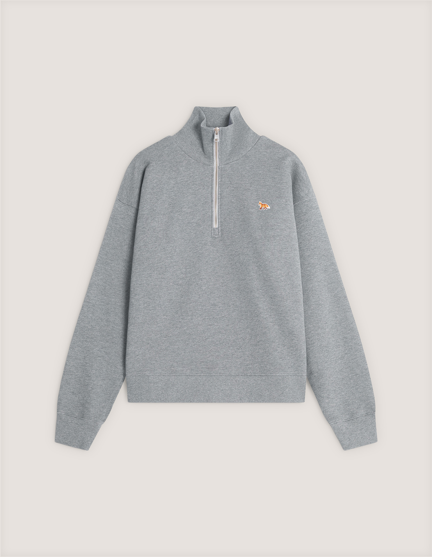 MAISON KITSUNÉ 베이비 폭스 하프 집업 스웨트셔츠