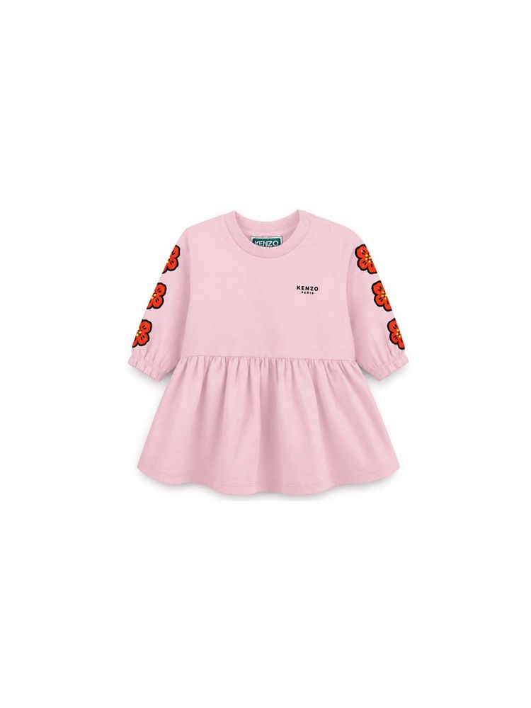 Kenzo Kids 플로럴 프린트 롱 슬리브 드레스