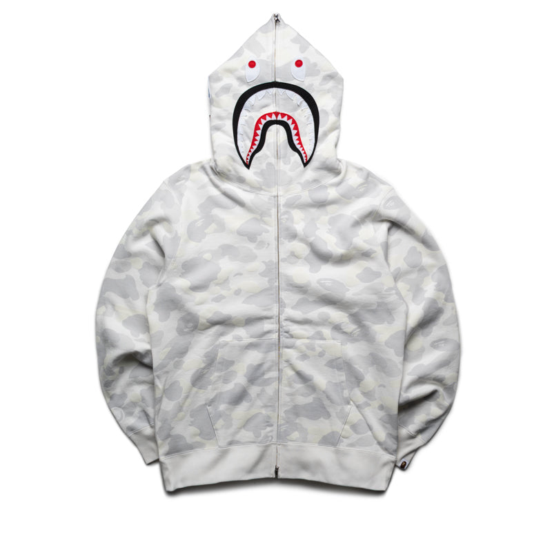 Bape 시티 카모 샤크 풀 집업 후드