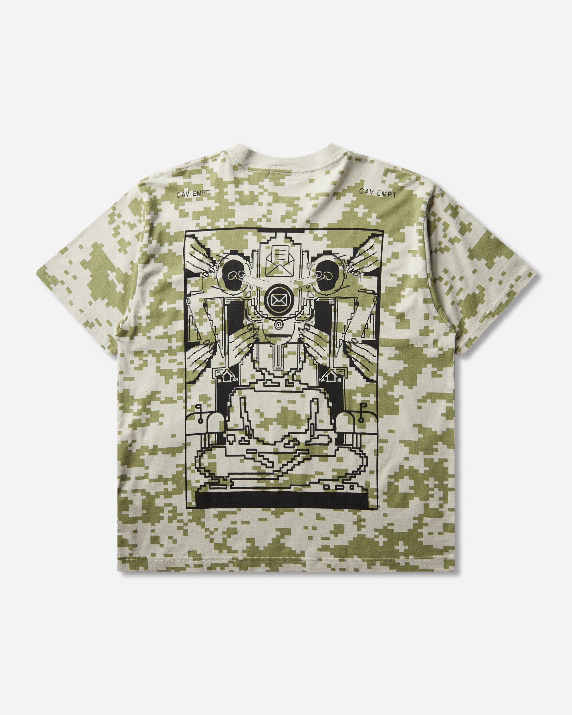 CAV EMPT 남성 MD 일렉트로닉 메일 DIGI1 티셔츠