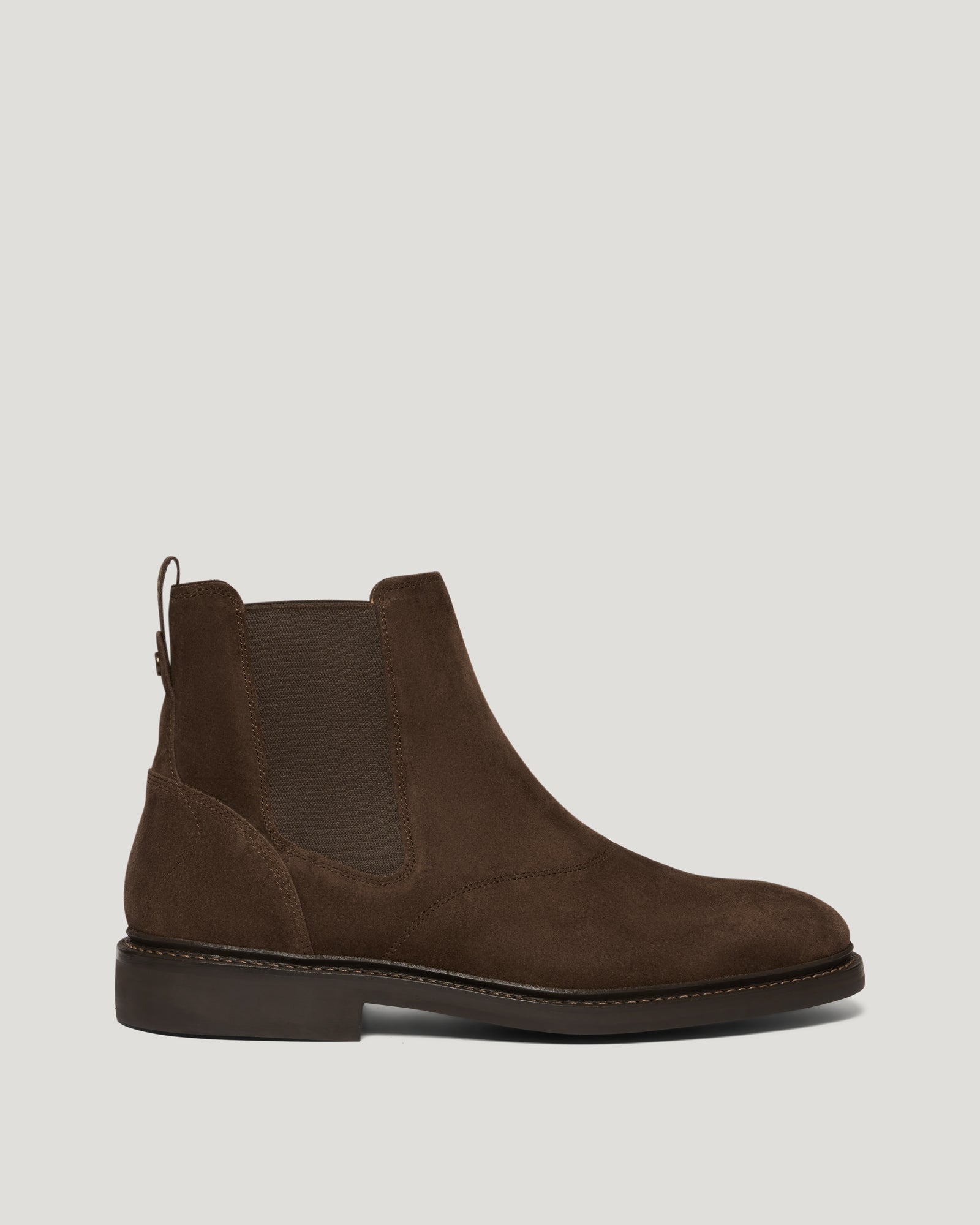 BELSTAFF 로이벅 스티펠 남성 스웨이드 다크브라운