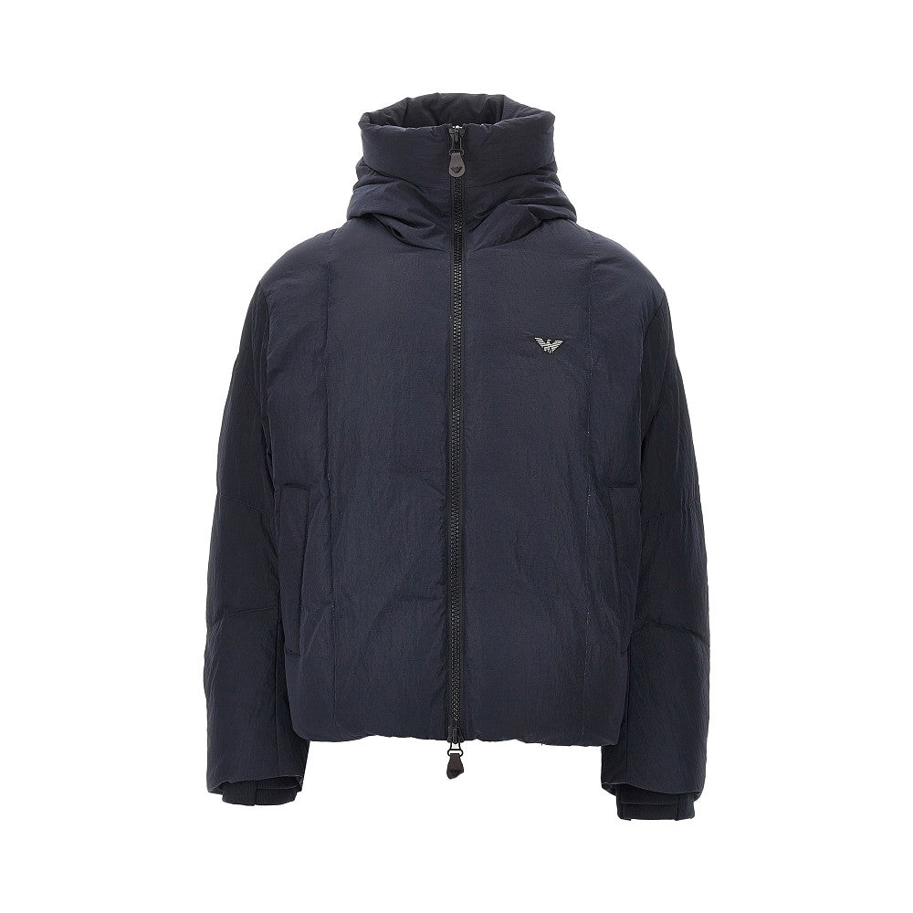 EMPORIO ARMANI 크링클 나일론 다운 자켓