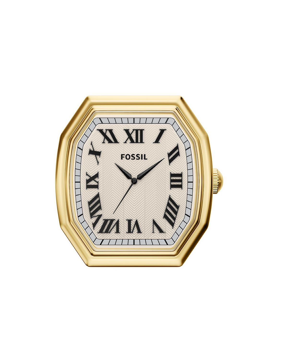 FOSSIL 여성 하를로우 3핸드 골드톤 알로이 탁상시계 63mm