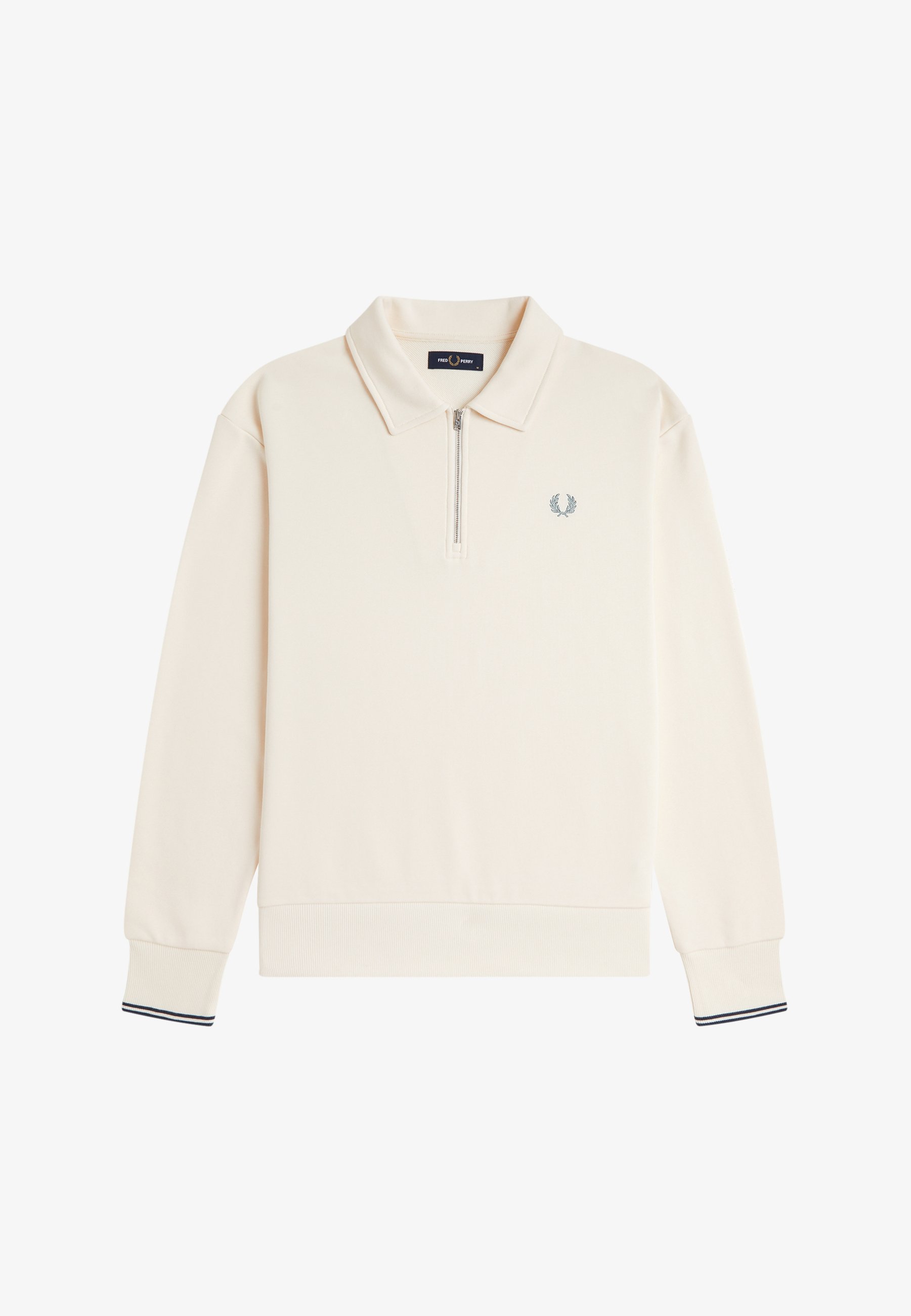 Fred Perry 하프 집업 카라 맨투맨