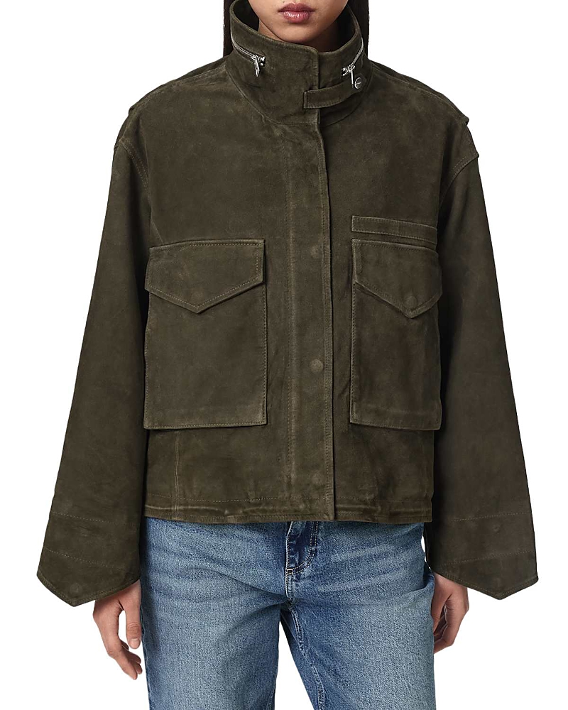 All Saints 클레이 스웨이드 자켓