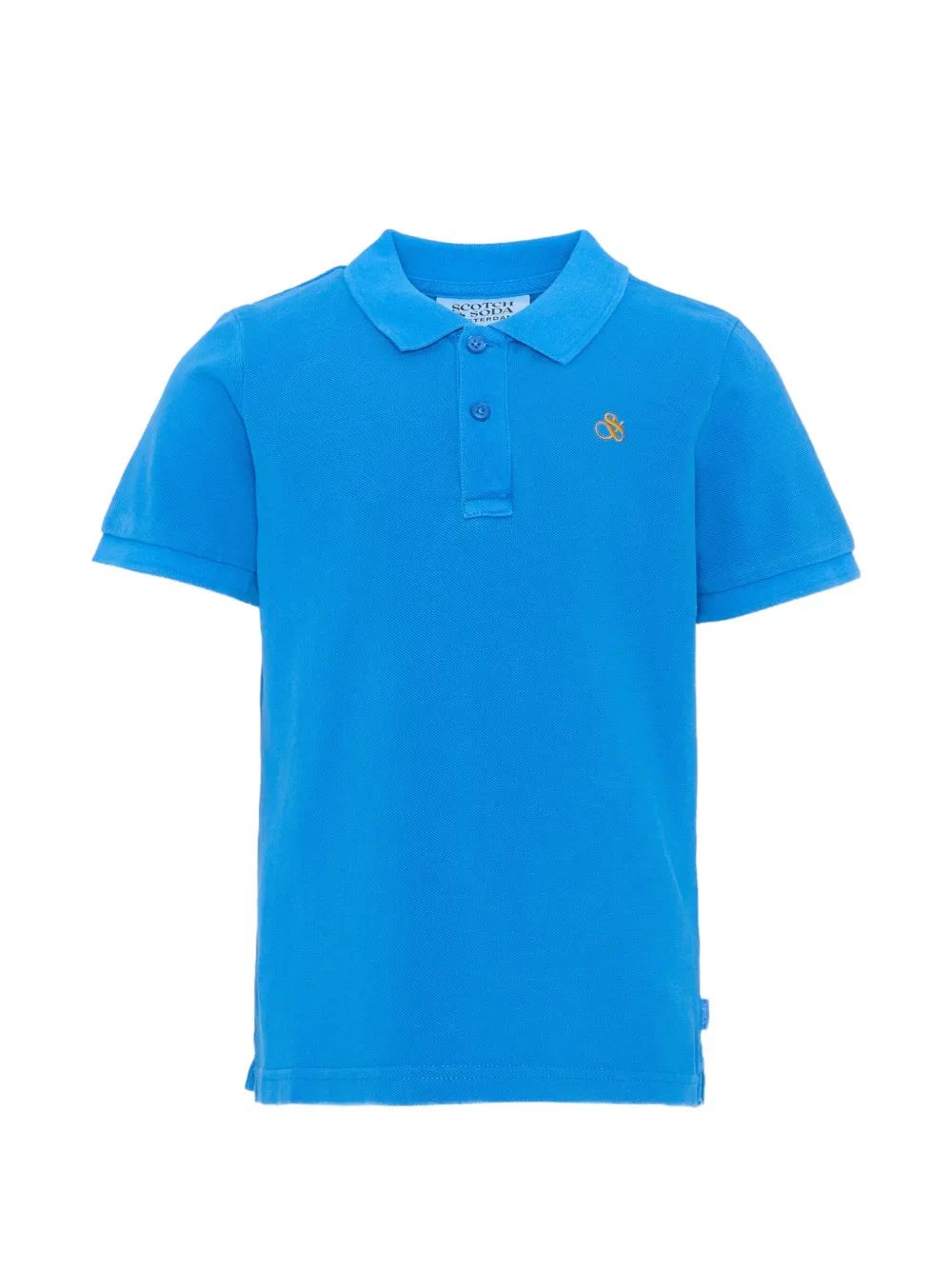 Scotch & Soda Kids 로고 자수 폴로 셔츠