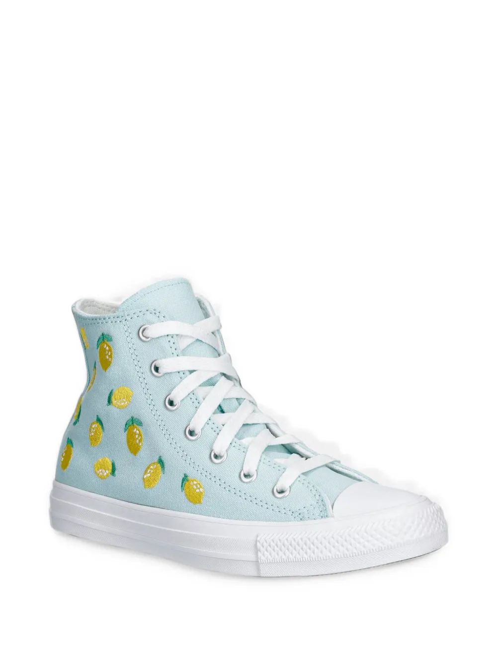 Converse Kids 척 테일러 레몬 자수 스니커즈