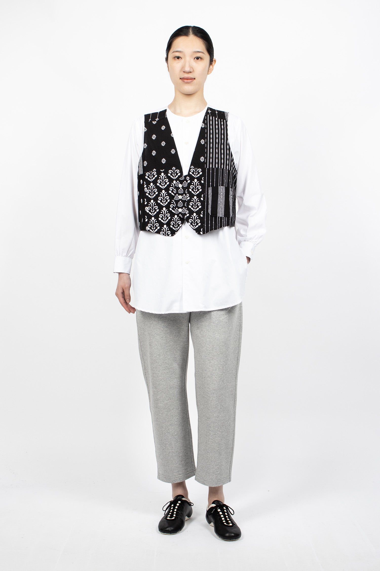 Engineered Garments STK 팬츠 헤더 그레이