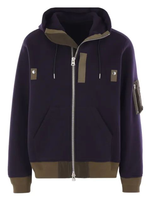 SACAI 집업 후드티