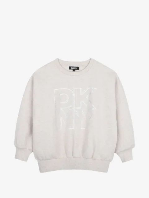 Dkny Kids 로고 프린트 크루넥 맨투맨
