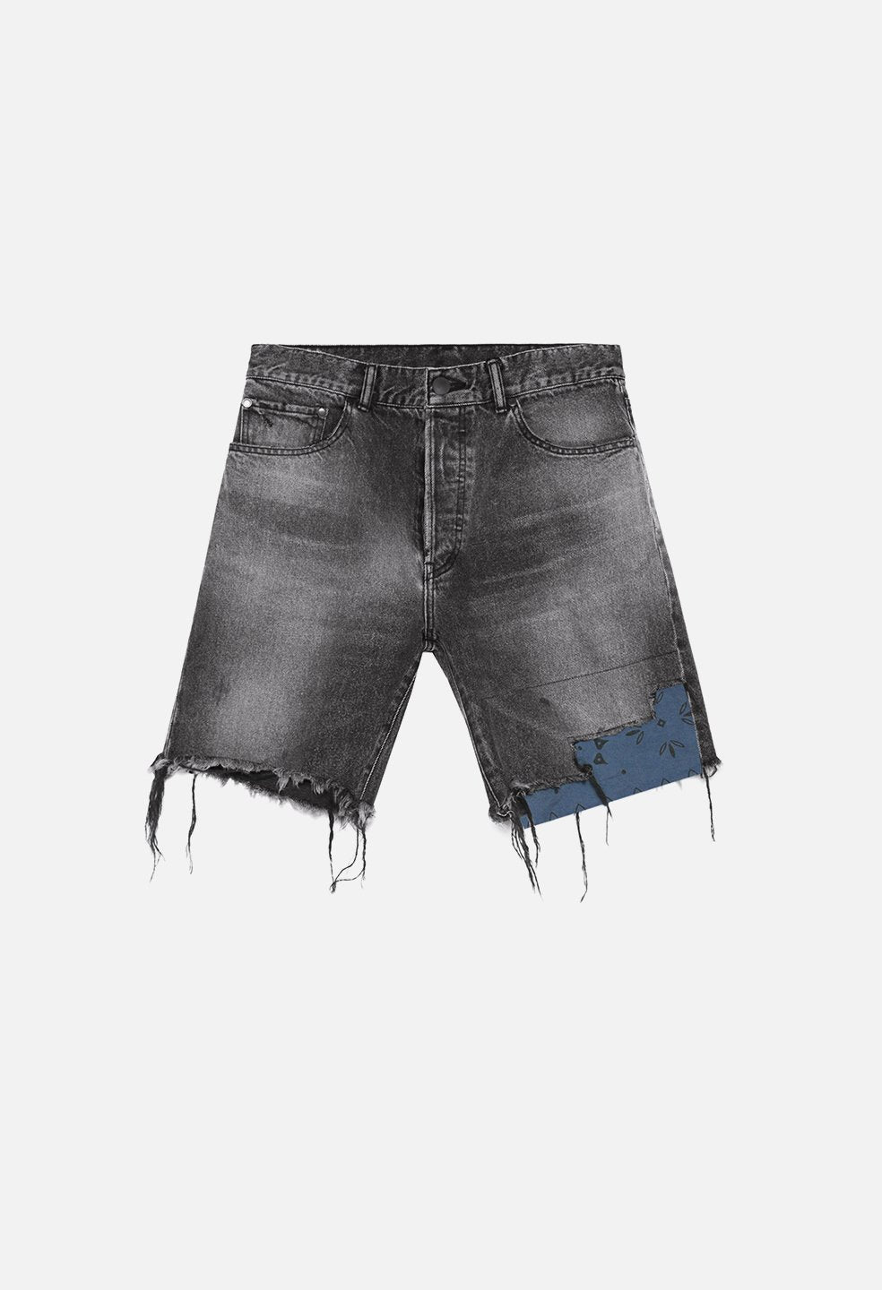 JOHN ELLIOTT 보즈맨 반바지 인디고 페이즐리 남성 의류