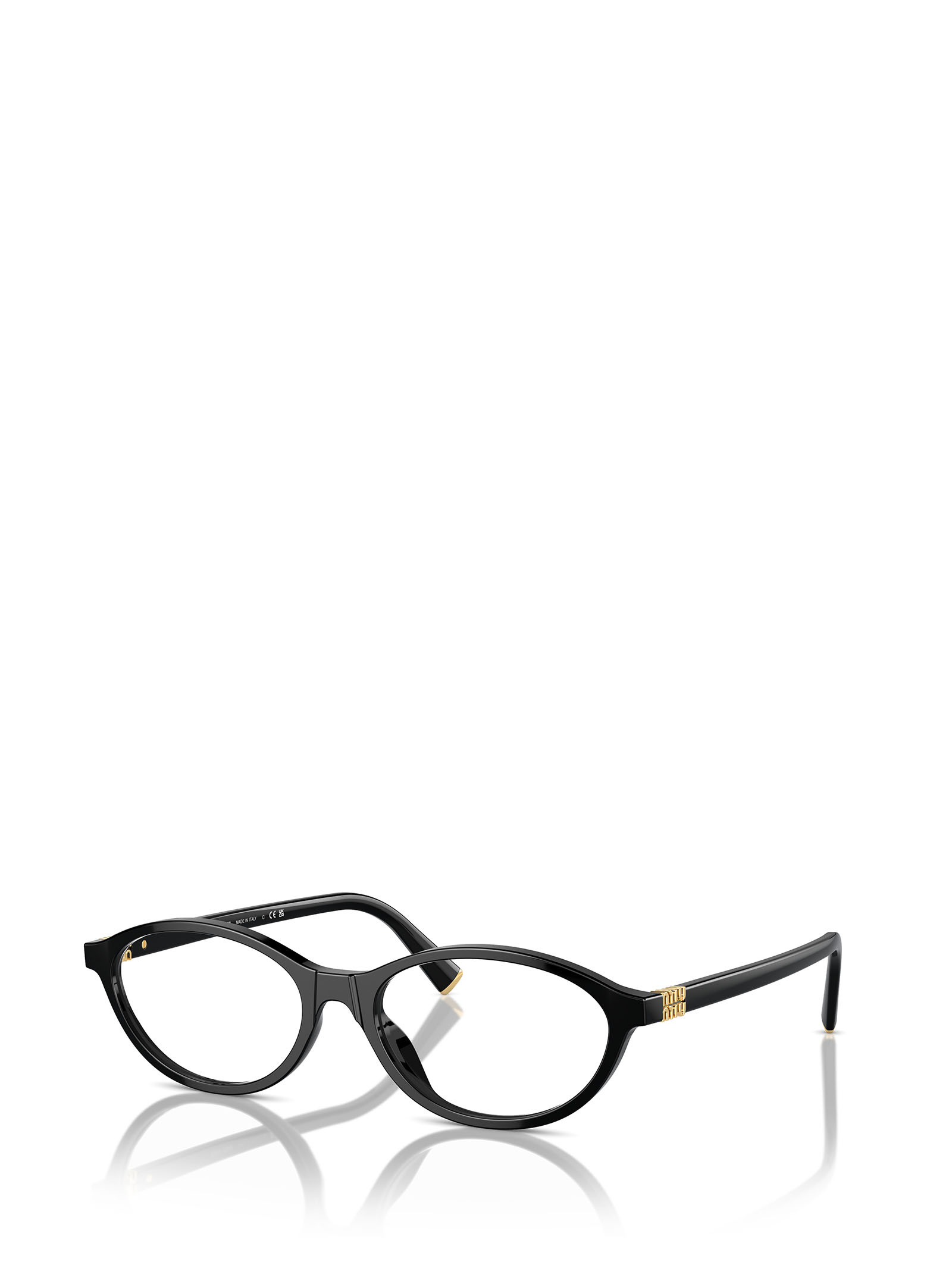 MIU MIU MU 09XV 블랙 여성 안경