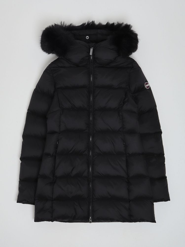 Colmar Kids 후드 퀼팅 다운 자켓