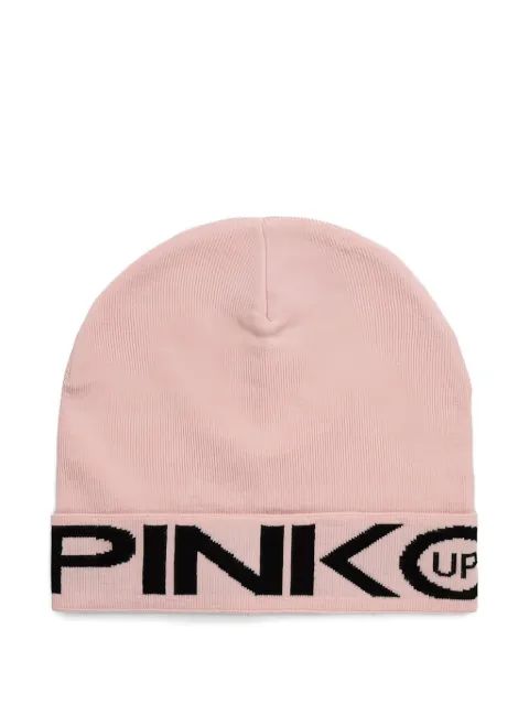 Pinko Kids 로고 비니 모자