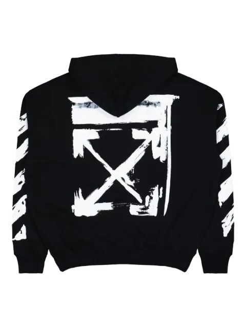 OFF-WHITE 애로우 프린트 집업 후드티