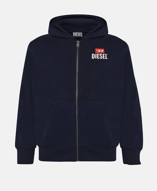 DIESEL 후드 스웻 재킷
