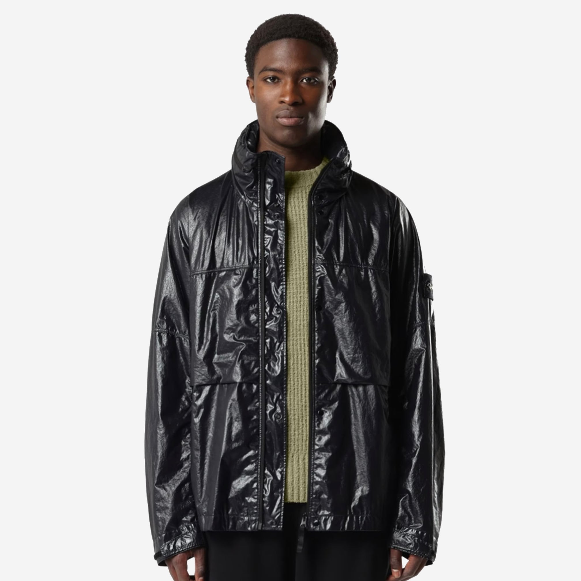 STONE ISLAND Q100019 라이트 나일론 3L-TC 후드 자켓