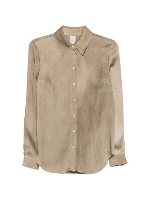 ANTONIO MARRAS 포인티드 칼라 롱 슬리브 셔츠