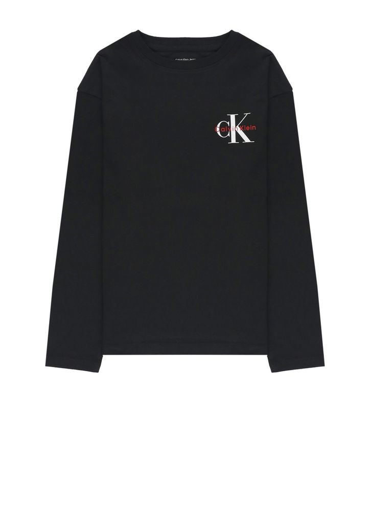 Calvin Klein Kids 로고 롱슬리브 티셔츠